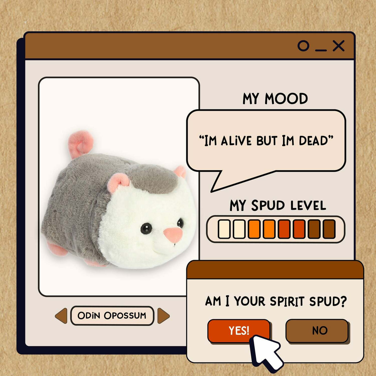 Spudsters - 10" Odin Opossum