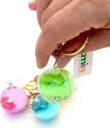 Sleeping Animal Ball Key Charm 