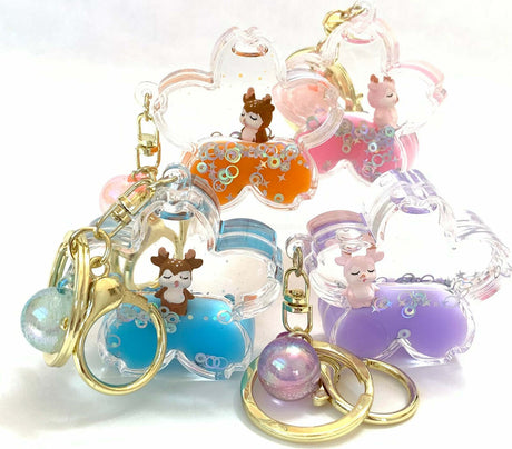 Animal Flower Floaty Key Charm (assorted)