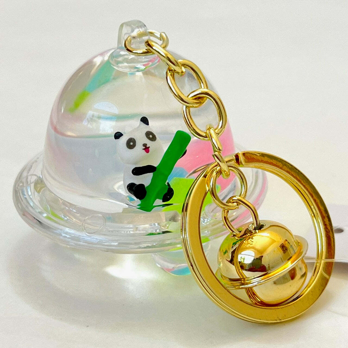 Panda Bamboo Floaty Key Charm 