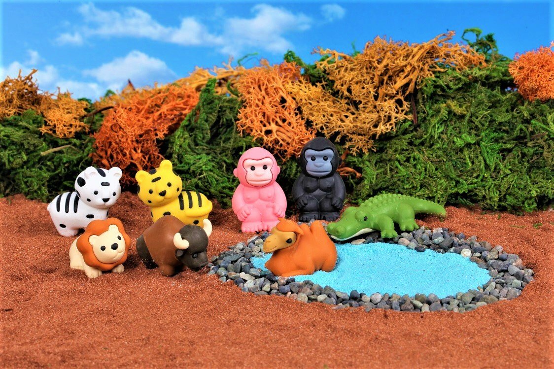 Iwako Safari Erasers-30