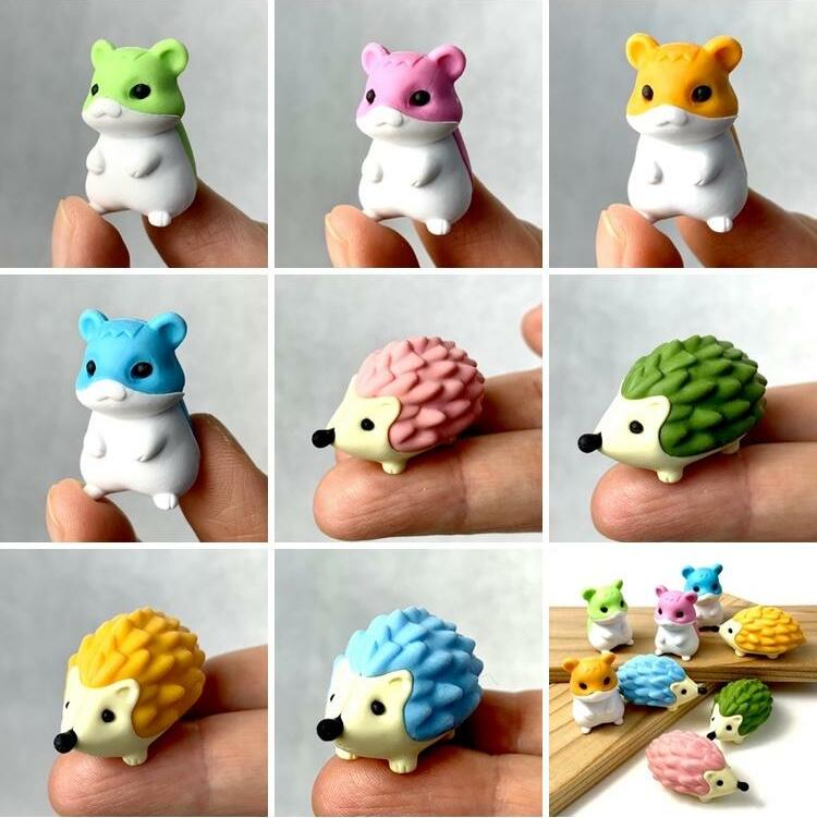 Hamster & Hedgehog Erasers-60