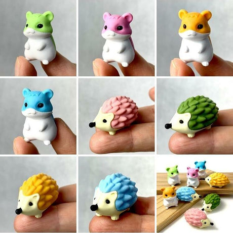 Hamster & Hedgehog Erasers-60