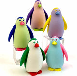 Iwako Penguin 5 Colorz Erasers-12