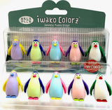 Iwako Penguin 5 Colorz Erasers-12