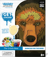 Get Stacked Paint and Puzzle Kit - The Grizzly Bear