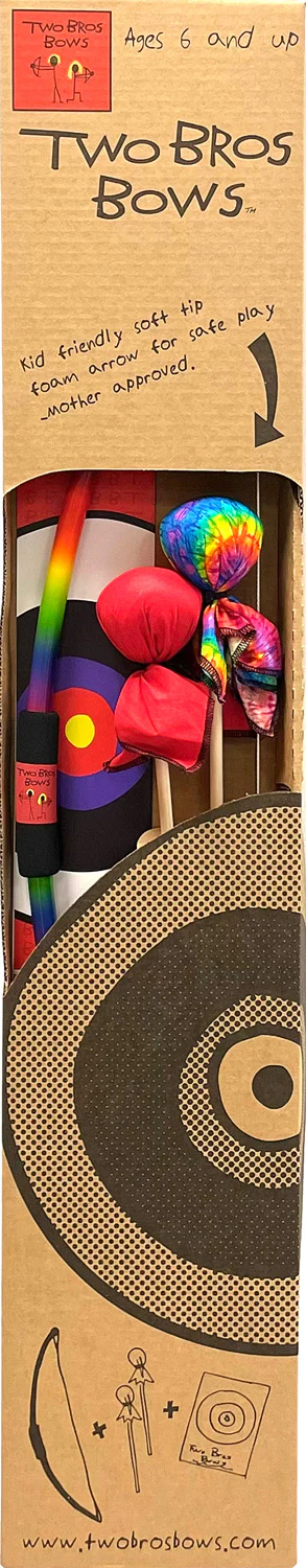 Box Set: Rainbow Bow, 2 Arrows and Small Bullseye