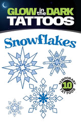 Glow in the Dark Tattoos: Snowflakes