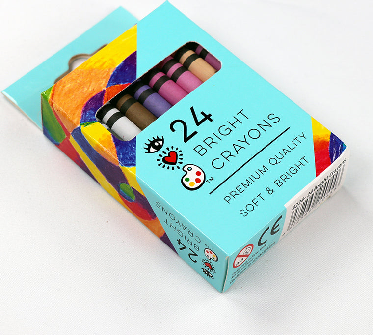 iHeart Art 24 Bright Crayons