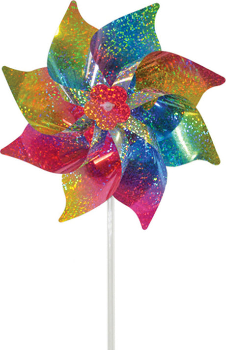 Rainbow Whirl Mylar Pinwheels (assorted)