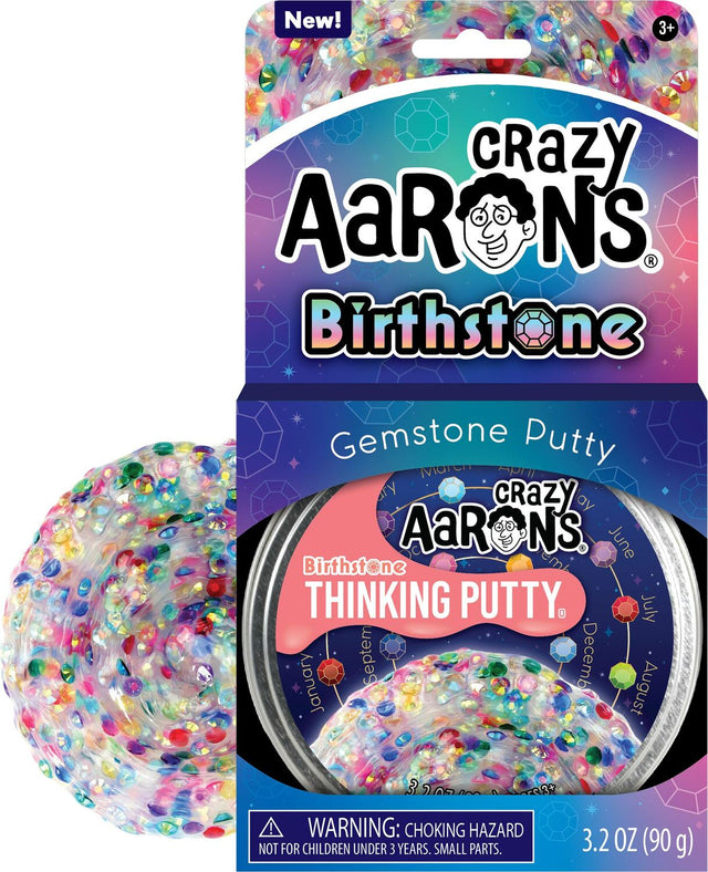 Birthstone Trendsetter Thinking Putty 4" Tin