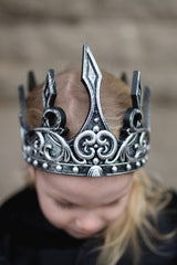 Medieval Crown, Silver/Black