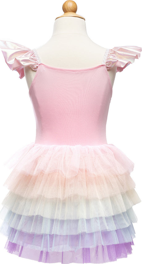 Rainbow Ruffle Tutu Dress