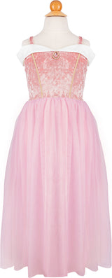 Velvety Soft Sleeping Sweetheart Princess Gown with Arm Warmers (Size 3-4)