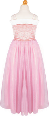 Velvety Soft Sleeping Sweetheart Princess Gown with Arm Warmers (Size 3-4)