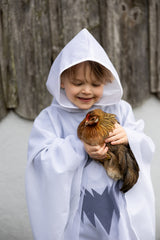 Spooky Ghost Poncho (Size 3-4)