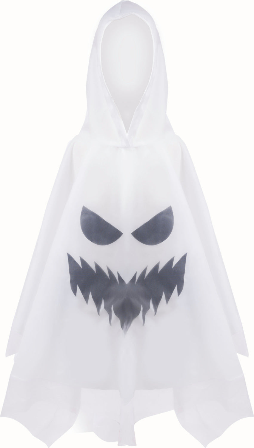 Spooky Ghost Poncho (Size 5-6)