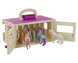 Unicorn Magic Wooden Carry Stable
