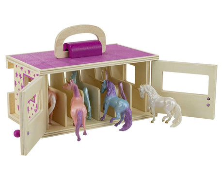 Unicorn Magic Wooden Carry Stable