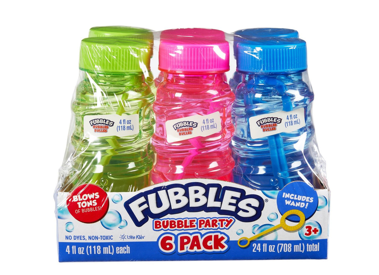Fubbles: 4 oz Bubble Solution  6 Pack