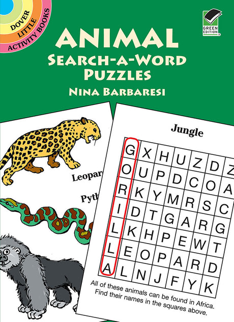 Animal Search-a-Word Puzzles