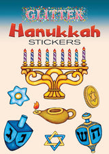 Glitter Hanukkah Stickers