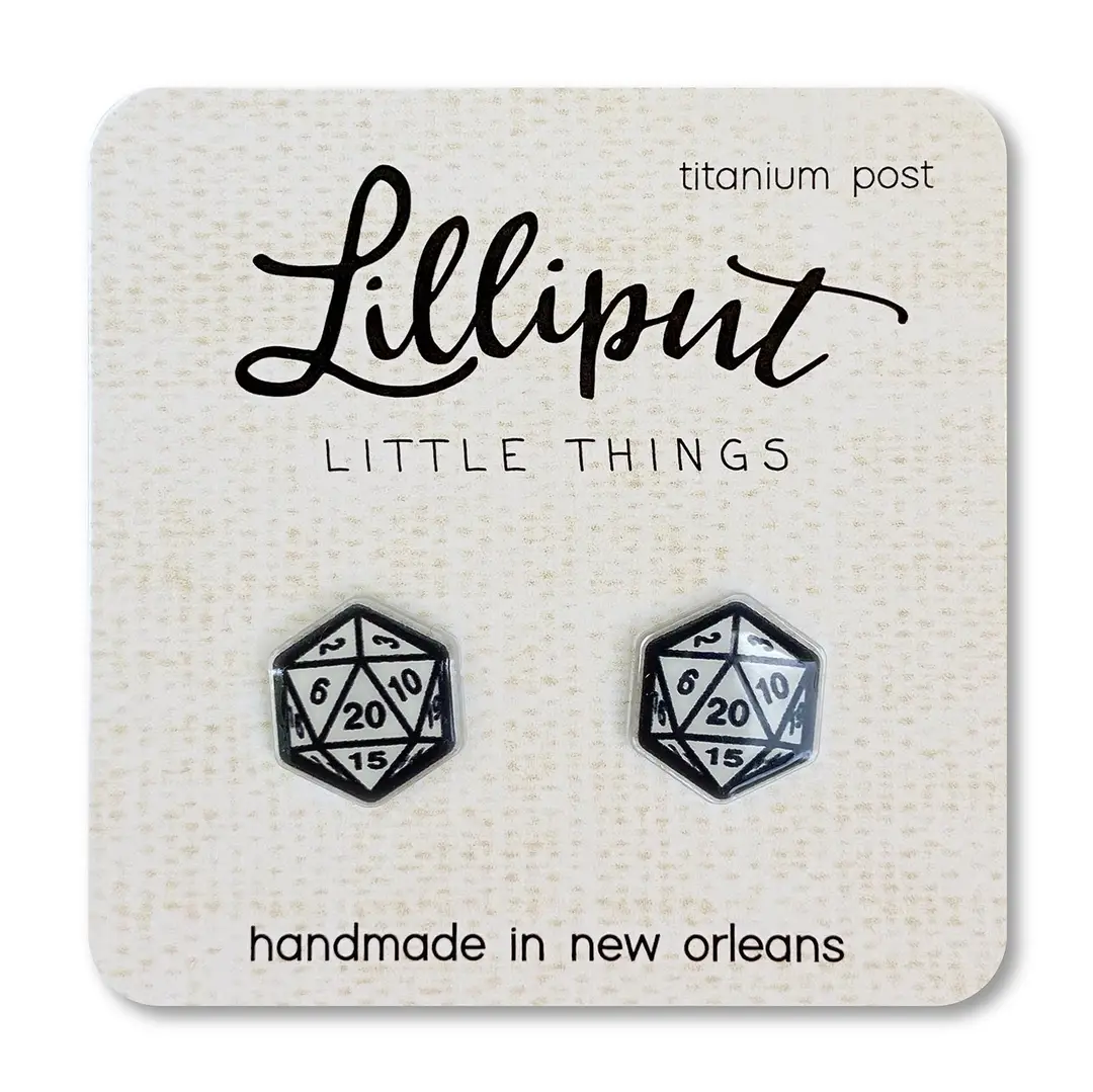 Lilliput Earrings: D20