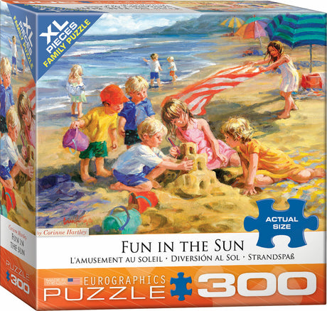 Fun in the Sun by Corinne Hartley 300-Piece Puzzle (Small box) 