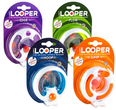 Asmodee – Edge Loopy Looper, Lo Spinner Di Marmi Originale, Giocattolo Antistress A Forza Centrifuga