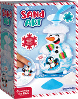 Sand Art Snowman