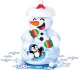 Sand Art Snowman