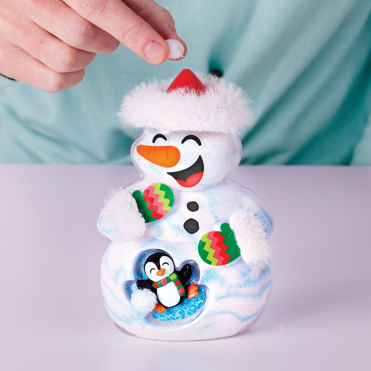 Sand Art Snowman