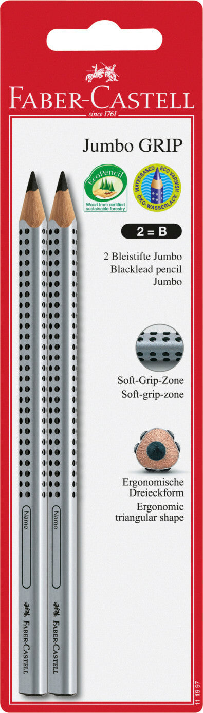 2 Jumbo Grip Graphite EcoPencils (B)