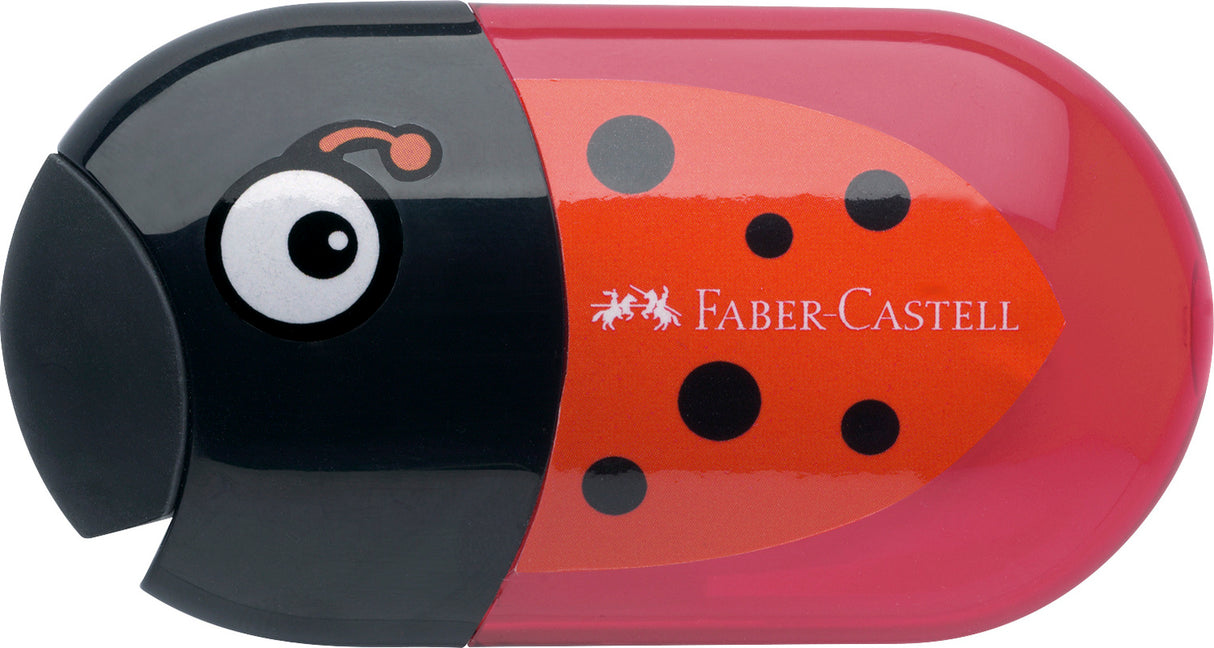 Double hole pencil Sharpener with eraser (assorted)