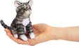 Mini Cat, Tabby Finger Puppet