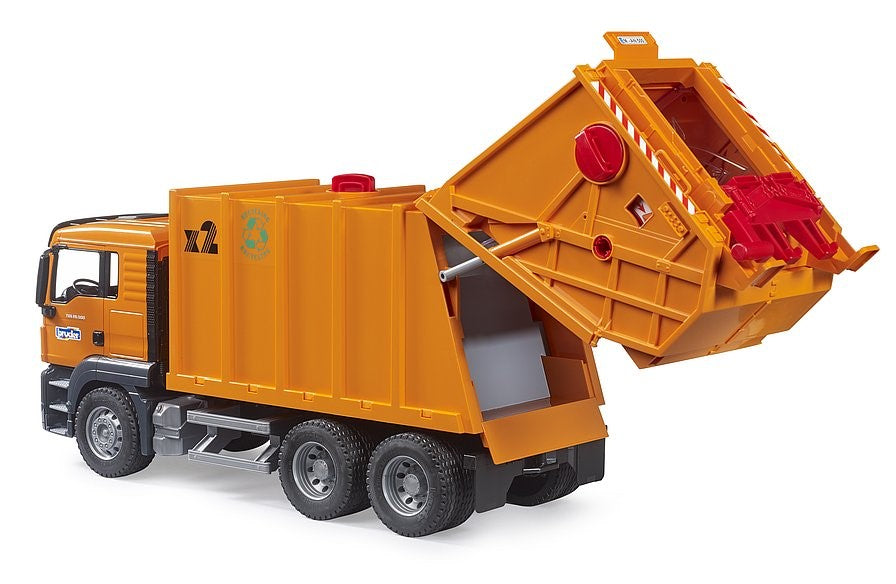 MAN TGS Garbage Truck Orange