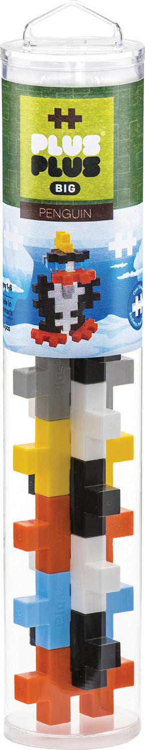 Plus-Plus BIG 15 pc Tube - Penguin 