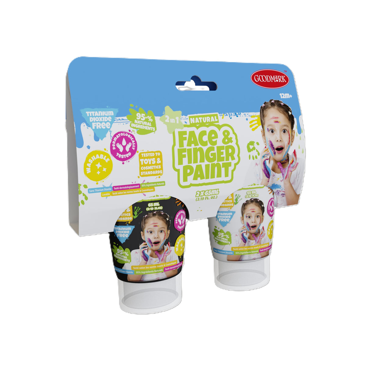 Face & Finger Paint (Natural) 2plk