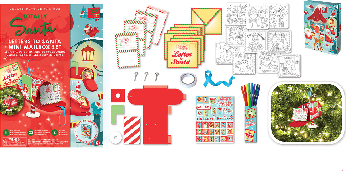 Totally Santa Letters to Santa Mini Mailbox Set