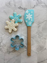 Winter Wonderland Snowflake Cookie Cutter Set with Spatula
