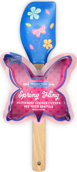 Spring Fling Butterfly Cookie Cutter Set with Spatula