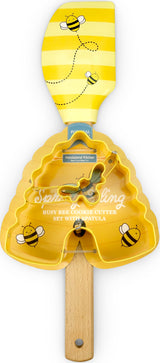 Spring Fling Busy Bee Cookie Cutter Set with Spatula