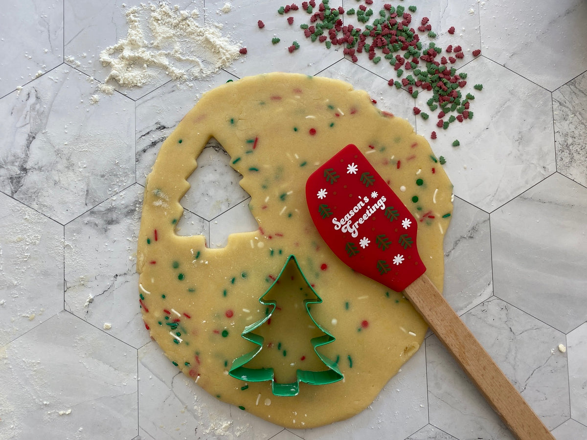 Winter Wonderland Tree Cookie Cutter Set with Spatula