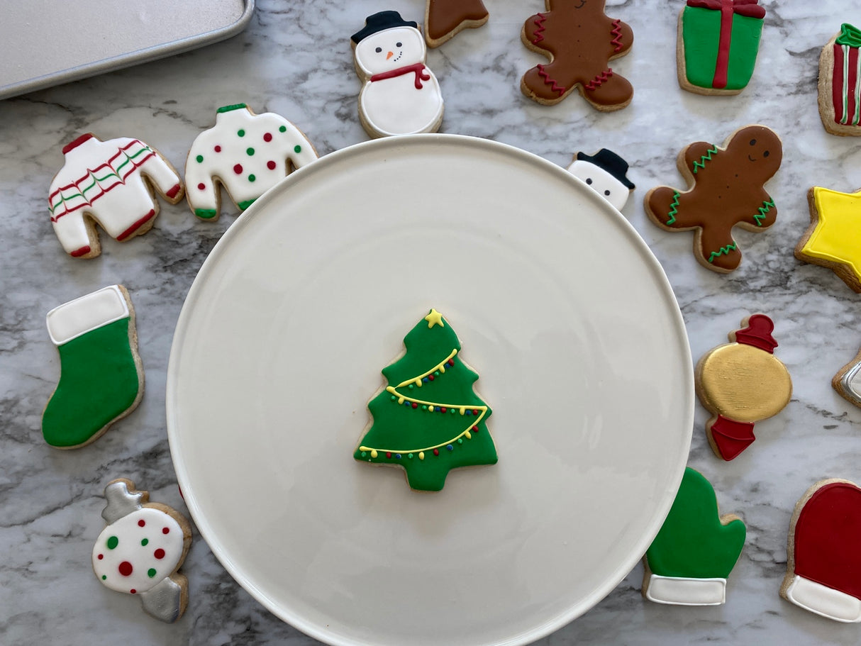 Winter Wonderland Tree Cookie Cutter Set with Spatula