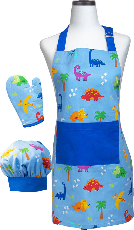 Dinosaur Deluxe Youth Apron Boxed Set