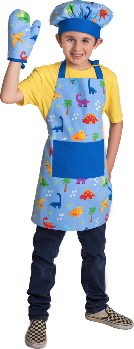 Dinosaur Deluxe Youth Apron Boxed Set