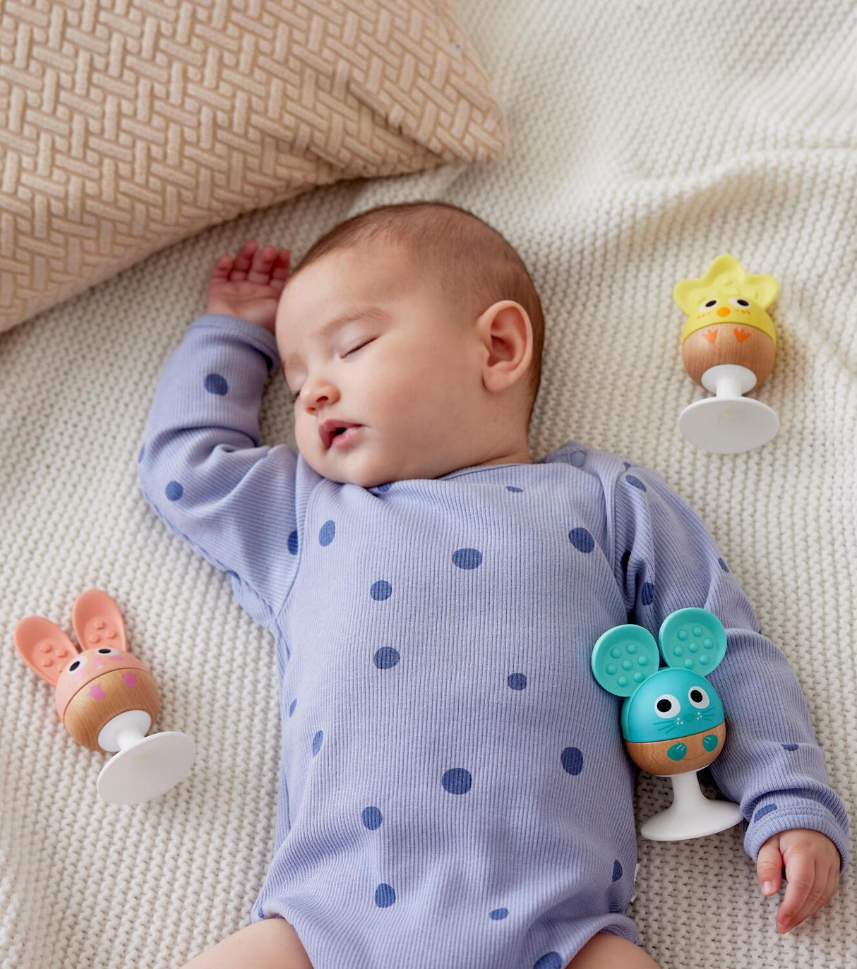 Cheery Critter Rattle Trio