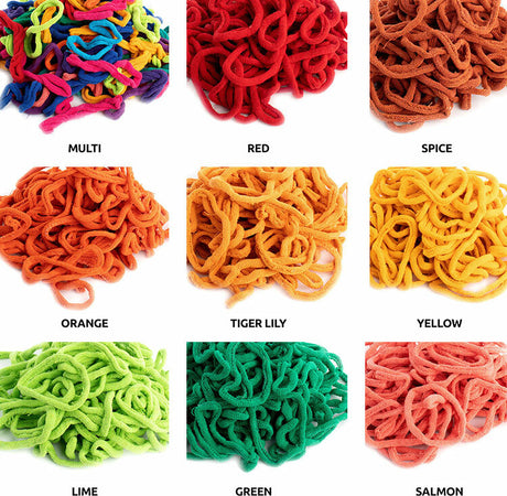 Cotton Loops for traditional size loom (assorted colors)