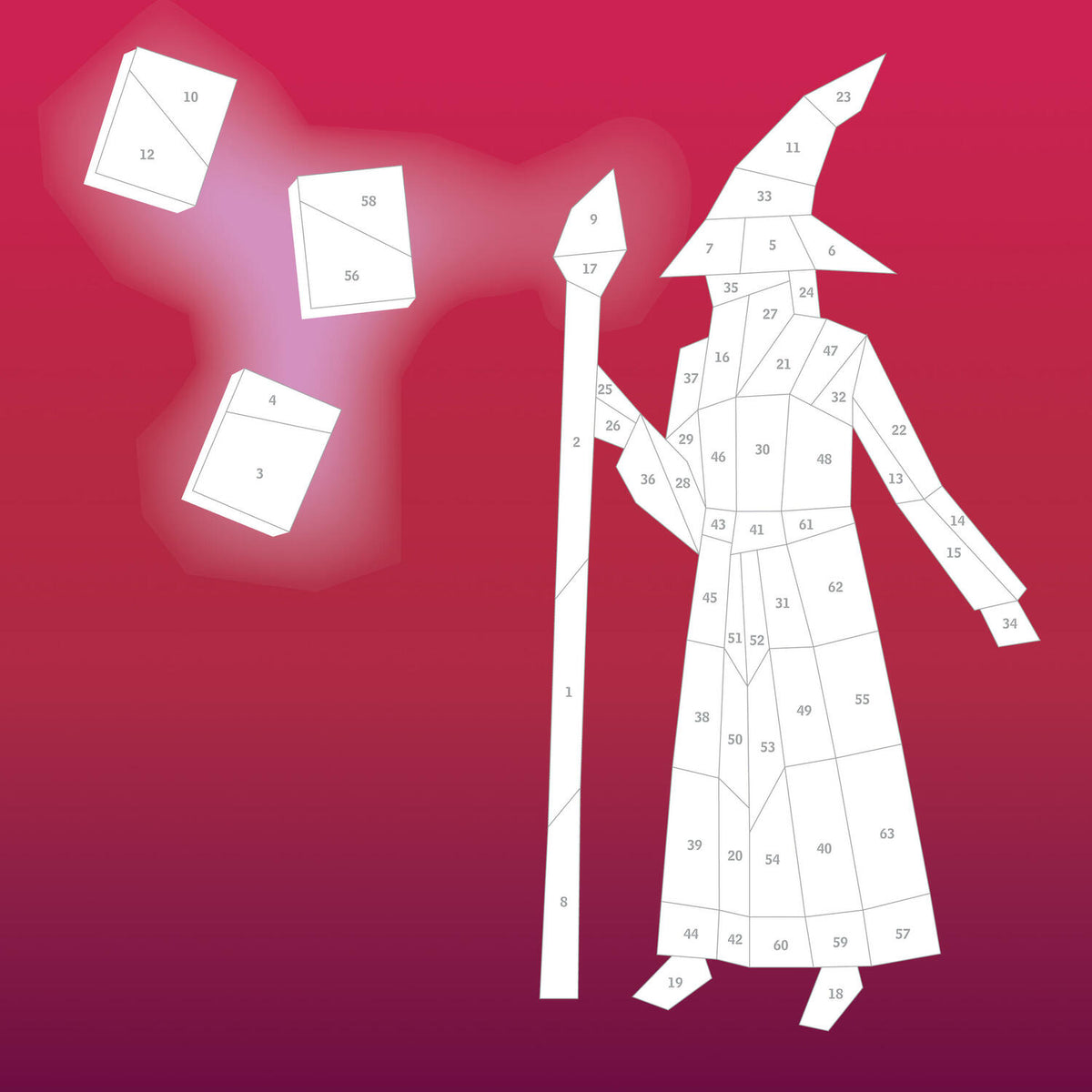 Paint by Sticker Kids (Official): Unicorns & Magic: Create 10 Pictures One Sticker at a Time! Includes Glitter Stickers