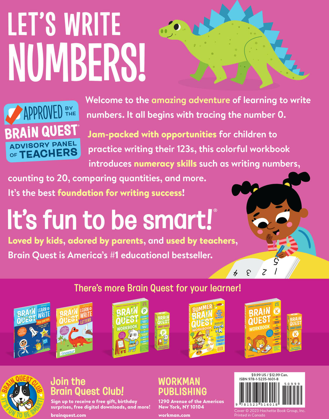 Brain Quest Learn to Write: Numbers